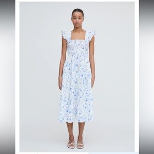Hill House Blue and White Maxi Dress